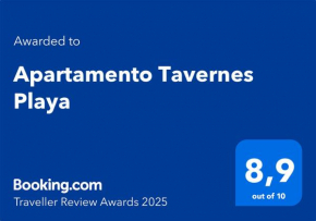 Apartamento Tavernes Playa